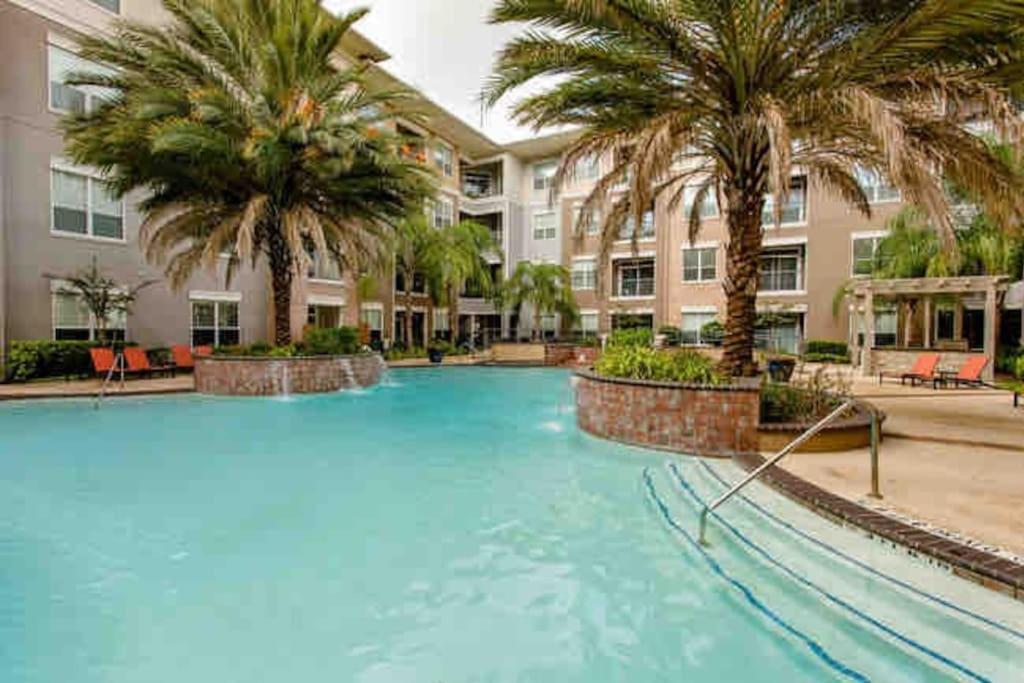 1Br Urban Retreat Pool Gym Near Nrg Wifi Petok Apartment Houston Exterior photo